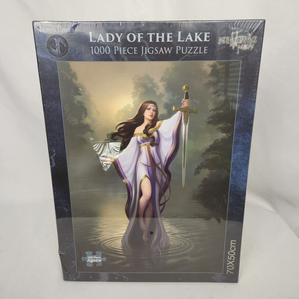 New Sealed Nemesis Now Puzzle James Ryman "Lady of the Lake" 1000 pc‎ Fantasy